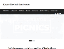 Tablet Screenshot of knoxvillechristianctr.org